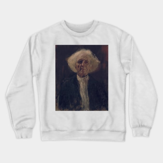 Blind Man by Gustav Klimt Crewneck Sweatshirt by Classic Art Stall